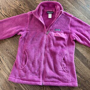 Patagonia - Furry Zip Fleece - Magenta Size Small